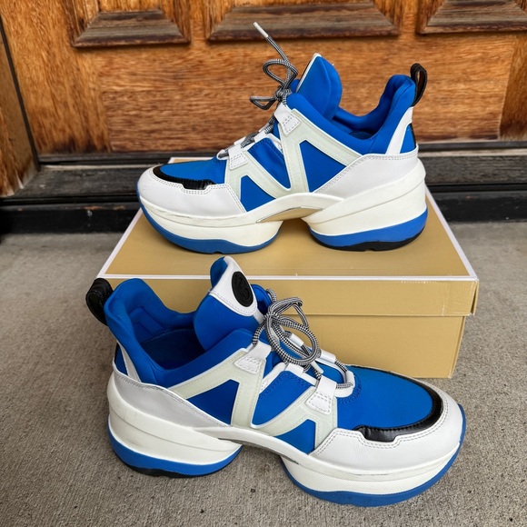 Michael Kors Olympia Trainer Scuba Grecian Blue - Picture 8 of 8